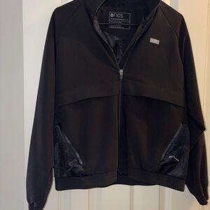 Figs Black Sydney Scrub Jacket
